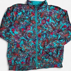 80’s Vibrant Sport Paisley Jacket